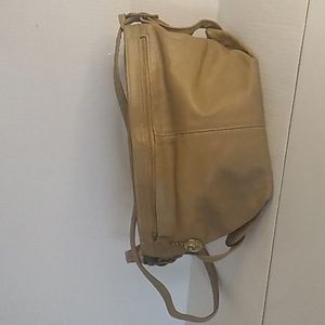 Stone Mountain tan leather cross-body purse